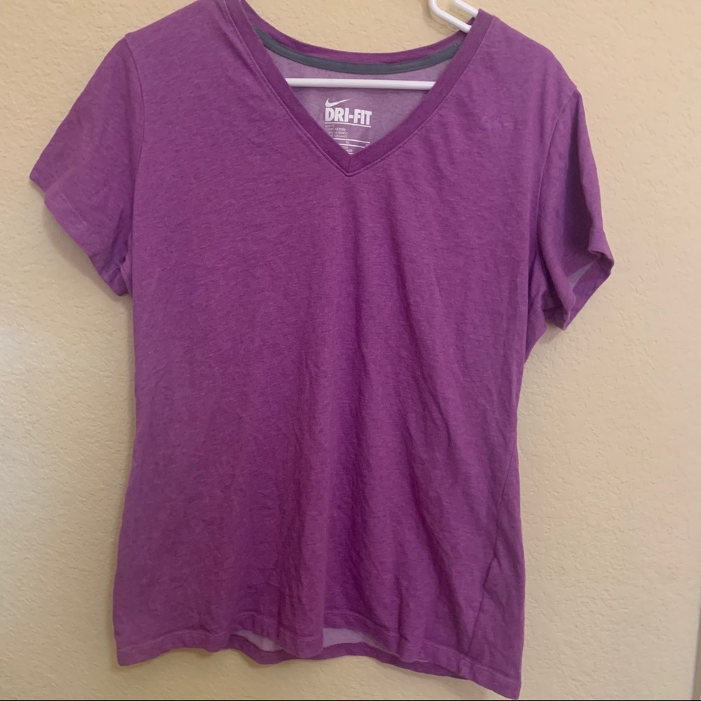 Purple Nike dry fit